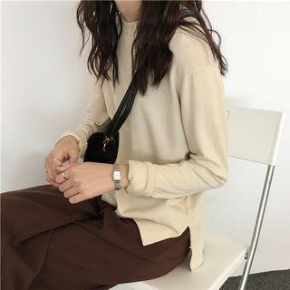 Tie-back Crewneck Knit Top