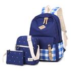 Set: Canvas Backpack + Crossbody Bag + Pouch