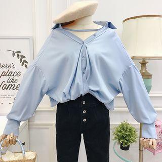 Loose-fit Halter Shirt