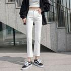Straight Leg Cropped Jeans (various Designs)