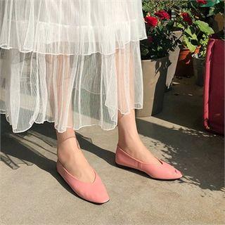 Almond-toe Flats In 9 Colors