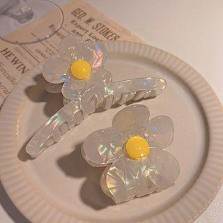 Flower Acetate Hair Clamp (various Designs) / Set