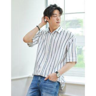 Boxy-fit Striped Shirt