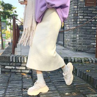 Two-way Long H-line Skirt