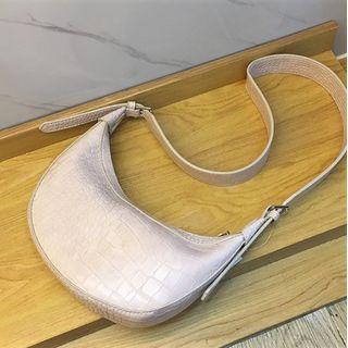 Croc Gain Faux Leather Shoulder Bag