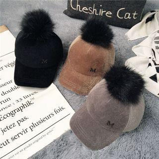 Textured Pompom Cap