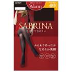 Gunze - Sabrina Warm Tight Leggings 40d (#206 Black) (m-l) 1 Pc