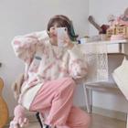Long-sleeve Panda Print Sweater