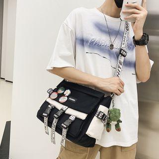 Buckled Diagonal Crossbody Backpack