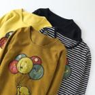 Applique Long-sleeve Knit Top