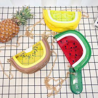 Transparent Fruit Shape Cross Bag