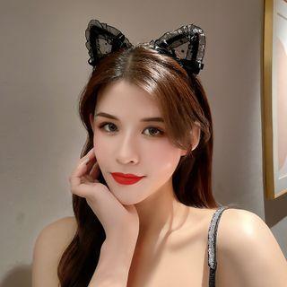 Cat Headband Black - One Size
