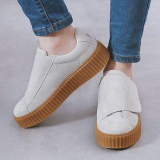 Velcro Velvet Sneakers