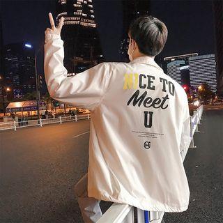 Lightweight Loose-fit Printed Jacket