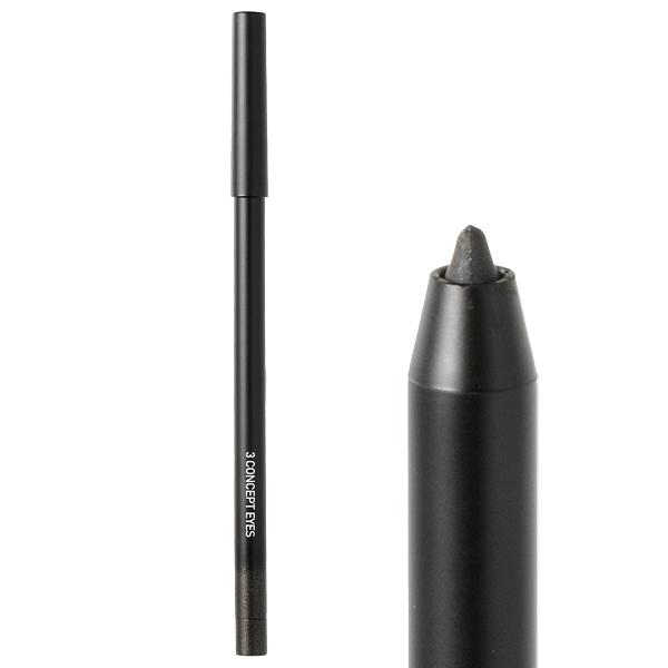 3 Concept Eyes - Creamy Water Proof Eye Liner (#02 Zorro) 0.6g