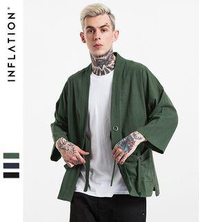 3/4-sleeved Robe Shirt