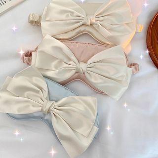 Bow Fabric Sleeping Eye Mask / Earplug / Set