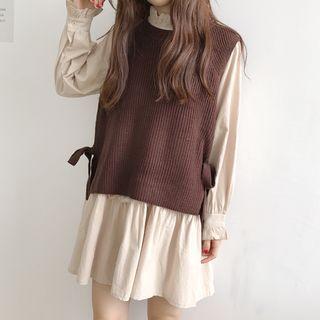 Side-tie Knit Vest