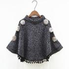 Furry Ball Accent Pullover