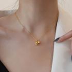 Lotus Clavicle Necklace As Shown In Figure - One Size