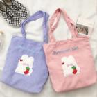 Rabbit Corduroy Tote Bag