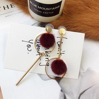 Bobble Non-matching Drop Earring