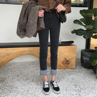 Roll-up Slim-fit Jeans