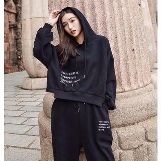 Letter Hoodie / Sweatpants