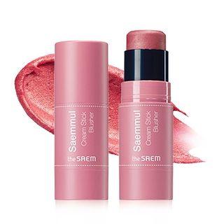 The Saem - Saemmul Cream Stick Blusher (#pk02 Rose Fire)