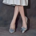 Rhinestone Stiletto Heel Wedding Pumps