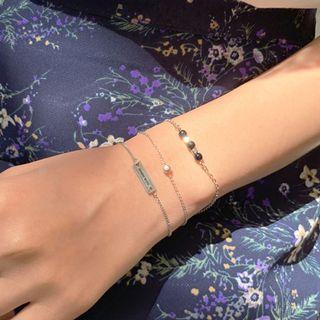 Set Of 3: Chain Necklace Silver - One Size