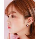 Stud / Faux-gem Antique / Disc Dangle Earring Set (6 Pcs)