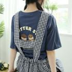 Cute Otter Print Cotton T-shirt