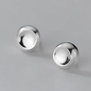 Bear Stud Earring S925 - 1 Pr - Silver - One Size