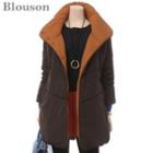 Stand-collar Padded Coat