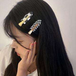 Print Glaze Hair Clip (various Designs)