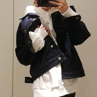Multi-pocket Boxy-fit Denim Jacket