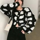 Puff-sleeve Single-breasted Jacket