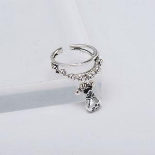 Dangle Open Ring Silver - One Size