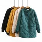 Star Pattern Single-breasted Padded Coat