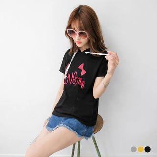 Love Me Graphic Hooded Dress