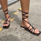 Knotted Gladiator Sandals