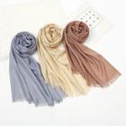 Fray Hem Scarf