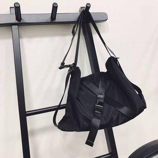 Cross Strap Tote Bag Black - One Size