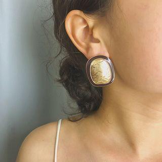 Alloy Disc Earring 1361 - Gold - One Size