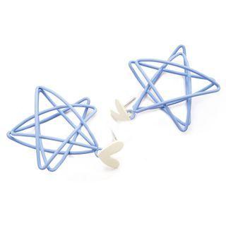 Heart & Star Drop Earring