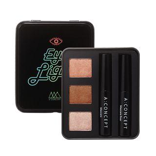 A:concept - Eye Light Lovely Kit: Eye Shadow 3pcs + Mascara 1pc + Mascara Fixer 1pcs