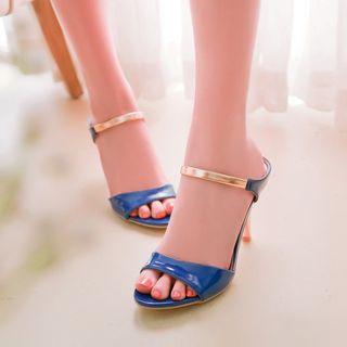 Patent Heel Sandals