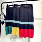 Colour Block Midi Skirt