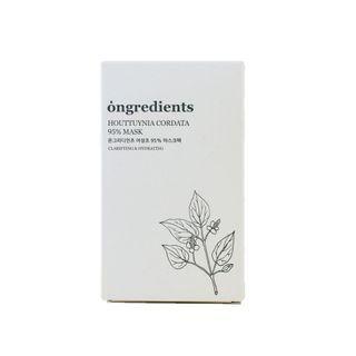 Ongredients - Houttuynia Cordata 95% Mask Set 20g X 5 Pcs